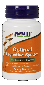 Optimal Digestive System (90 Vcaps) NOW Foods
